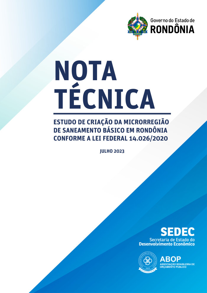 Nota Técnica SEDEC 2023 — capa