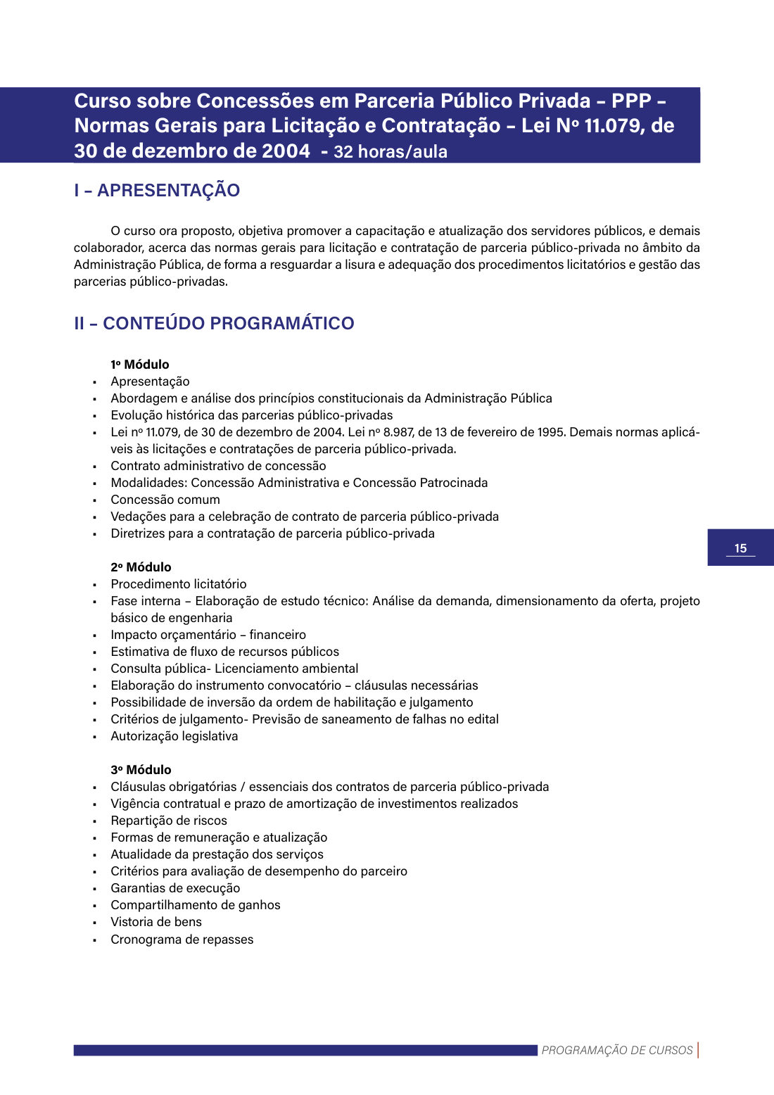 Folder de Cursos - Abop — página 17